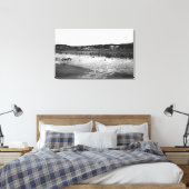 シーサイドオレゴン海水浴ビーチ場 キャンバスプリント (インサイチュ (寝室))