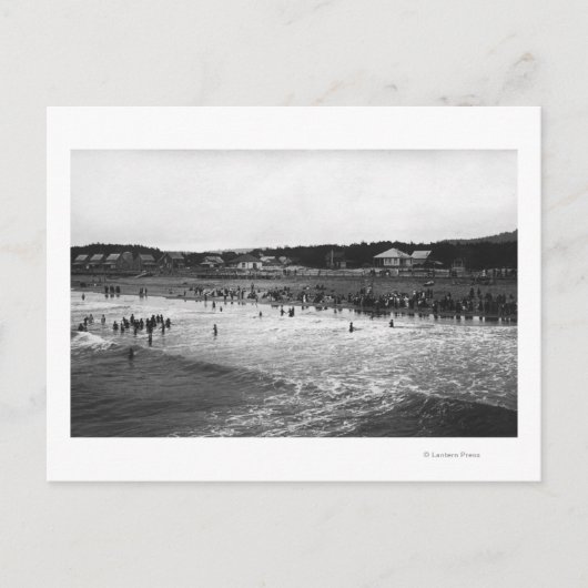 シーサイドオレゴン海水浴ビーチ場 ポストカード (正面)