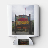 シーサイドオレゴンLewisとクラークサインオンプロムビーチ 缶クーラー (裏面)