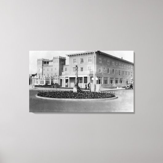 シーサイドオレゴンView of Hotelシーサイド写真 キャンバスプリント (正面)