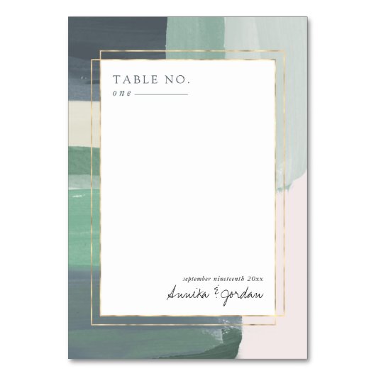 シーサイドオーシャングラス | テーブルナンバーカード テーブルナンバー (正面)