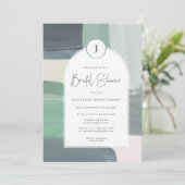 シーサイドオーシャングラス | ブライダルシャワー 招待状 (スタンド正面)