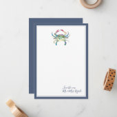 シーサイドカ結婚ニサンキューカード ノートカード (正面/裏面インサイチュ)