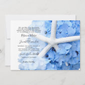 シーサイドガーデンの両親がコースト結婚の 招待状 (正面)