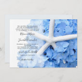 シーサイドガーデンの両親がコースト結婚の 招待状 (正面/裏面)