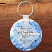 シーサイドガーデンアジサイ結婚式の引き出物 キーホルダー (正面)