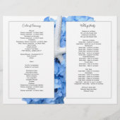 シーサイドガーデンカソリッ結婚クスのセレモニープログラム (裏面)