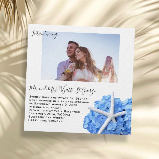 シーサイドガーデンニューライヴァーズ披露宴オンリー招待状 セーブザデート