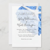 シーサイドガーデンヒトアジサイ結婚ズ 招待状 (正面)