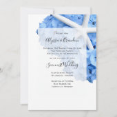 シーサイドガーデンヒトアジサイ結婚ズ 招待状 (正面)