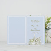 シーサイドガーデンヒトデ結婚式 プログラムカバー (スタンド正面)