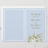 シーサイドガーデンヒトデ結婚式 プログラムカバー (正面/裏面)