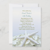 シーサイドガーデンヒトデ誕生日パーティーの招待 招待状 (正面)