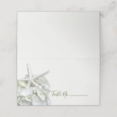 シーサイドガーデンホワイトヒトアジサイ プレイスカード (外部開封)