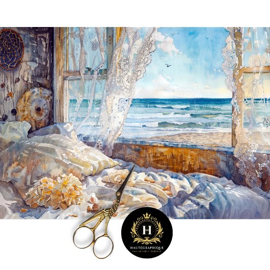 シーサイドキャラバンベッドルームビューデコページ 薄葉紙