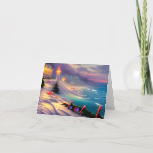 シーサイドクリスマス シーズンカード (正面)