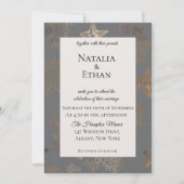 シーサイドグロースターフィッシュサンゴ結婚式招待状 招待状 (正面)