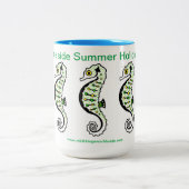 シーサイドサマーホリデイ – シーホース ツートーンマグカップ (中央)