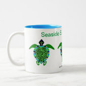 シーサイドサマーホリデーシーウミガメ ツートーンマグカップ (左)