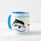 シーサイドサマーホリデードルフィンズ マグカップ (正面左)