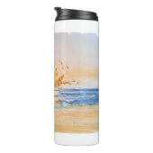 シーサイドサンライズ – 水の色シースケー絵を描プのウィット タンブラー (回転右)