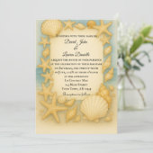 シーサイドシェルフォト結婚式招待状 招待状 (スタンド正面)