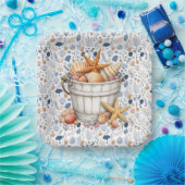 シーサイドシェル ペーパープレート (パーティー)