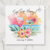 シーサイドシピン |トロピカルビーチありがとう フェイバータグ (裏面)