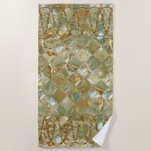 シーサイドシャンティリーシック ビーチタオル (正面)