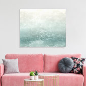 シーサイドシーホムトープとブルースプラッシュ キャンバスプリント (インサイチュ (リビング))