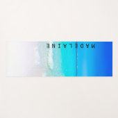 シーサイドシーンサマー海ビーチフィットネス ヨガマット (正面(横))