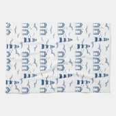 シーサイドシーンビーチハウス&ライトハウス キッチンタオル (横)