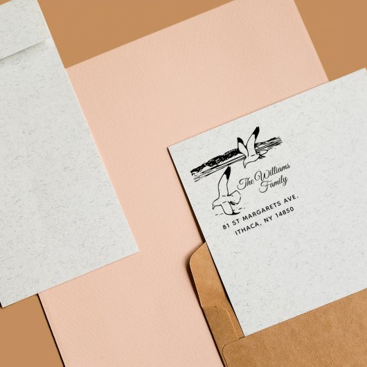 シーサイドシ素朴ャグルエレガントル セルフインキングスタンプ