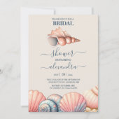 シーサイドシ航海のェルブライダルシャワー 招待状 (正面)