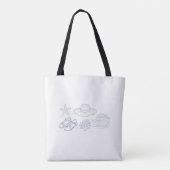 シーサイドスケッチトート トートバッグ (裏面)