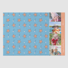 シーサイドスターとミュージックノートハッピーバースデー写真 薄葉紙