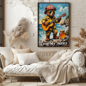 シーサイドストラム：クマの甘いメロディ ポスター