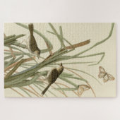 シーサイドスパロウ（フィンチ）オードボンのアメリカの鳥 ジグソーパズル (横)