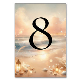 シーサイドスパークルとサンセットテーブル番号w名前 テーブルナンバー