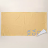 「シーサイドセレニティ」ビーチタオル ビーチタオル (正面)