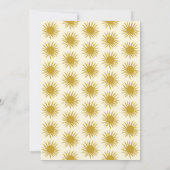 シーサイドソイモダンリーかわいカスタムい誕生日パーティー 招待状 (裏面)