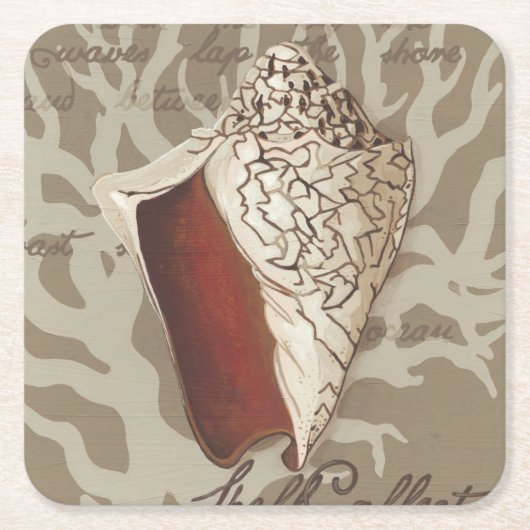 シーサイドソネットIV スクエアペーパーコースター (正面)