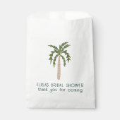 シーサイドソーリーブライダルシャワーパームツリーカスタム フェイバーバッグ (正面)