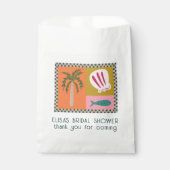 シーサイドソーリーブライダルシャワーモダンキュートカスタム フェイバーバッグ (正面)