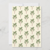 シーサイドソーリーブライダルシャワーモダンキュートカスタム 招待状 (裏面)