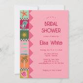 シーサイドソーリーブライダルシャワーモダンキュートカスタム 招待状 (正面)