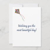 シーサイドデイアットザビーチ パーソナライズされた サンキューカード (裏面)