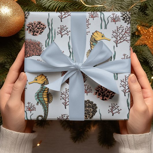 シーサイドトレシーホース&コーラル航海の ラッピングペーパー