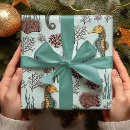 シーサイドトレシーホース&コーラル航海の ラッピングペーパー