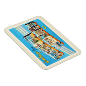 シーサイドハイツニュージャージーNJヴィンテージポストカード – マグネット (右側)